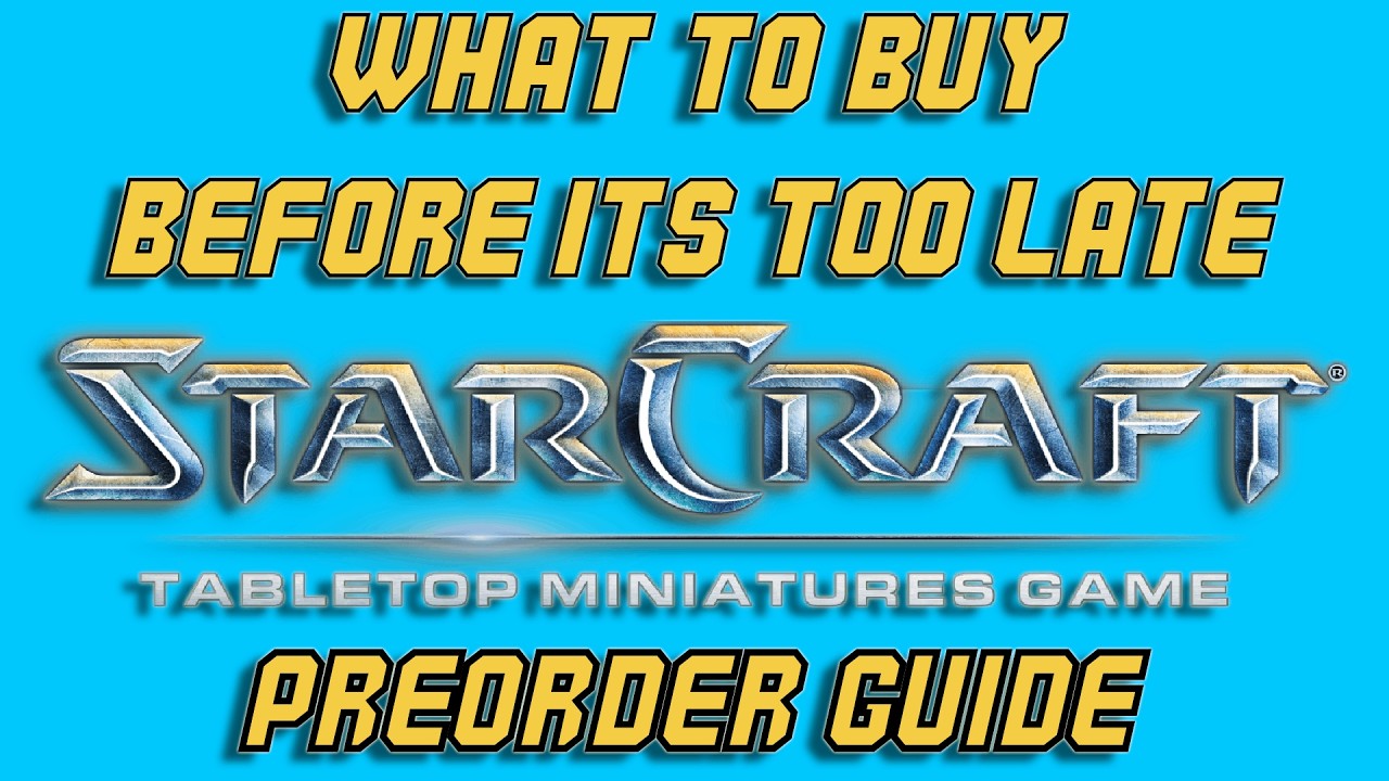 Starcraft Miniatures Game HOW TO BUY IN
