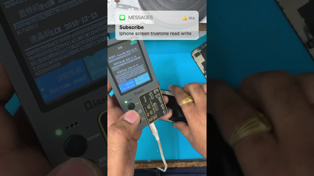 How to copy true tone read and write #true #tone #technician #howto #copy #iphonescreen