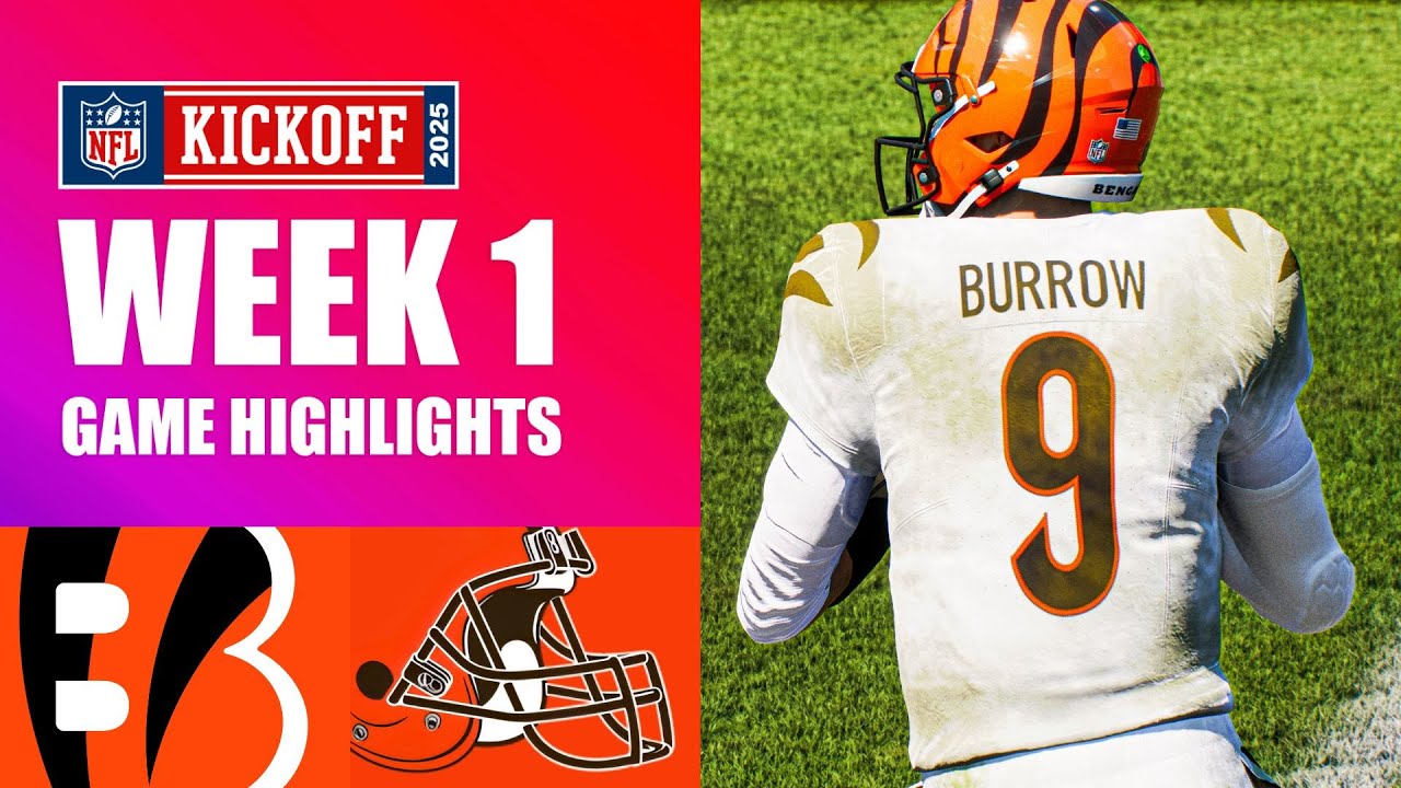 Bengals vs. Browns Week 1 - Madden 26 Simulation Highlights