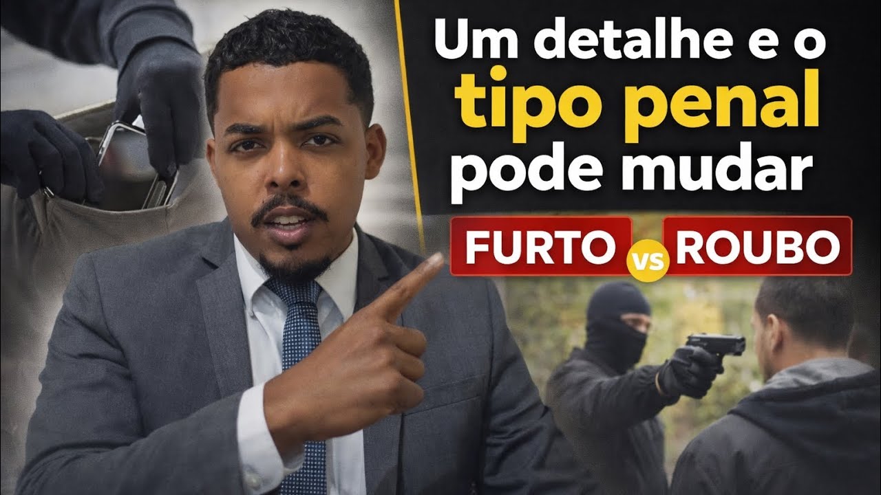 A diferença entre furto e roubo é simples e pode mudar o processo 