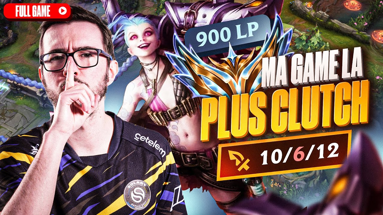 LA GAME LA PLUS CLUTCH QUE J'AI JOUÉ