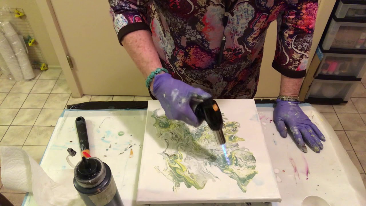 (8) Experiment With FolkArt Floating Medium