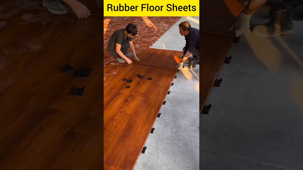 Rubber Floor Sheets For Home #shorts #rubberflooring #flooring