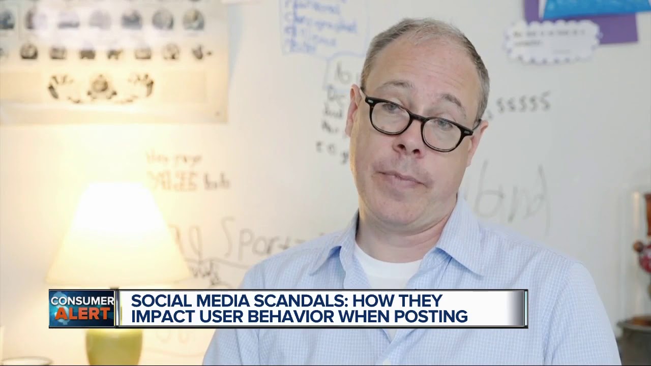 Social media scandals affect users posts
