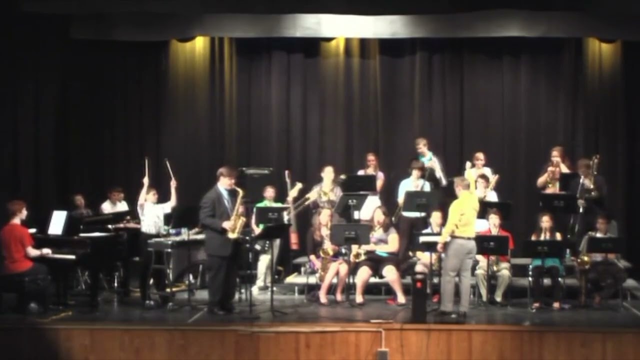 2011 Delaware Valley Middle School Jazz Ensemble with Neil Wetzel.