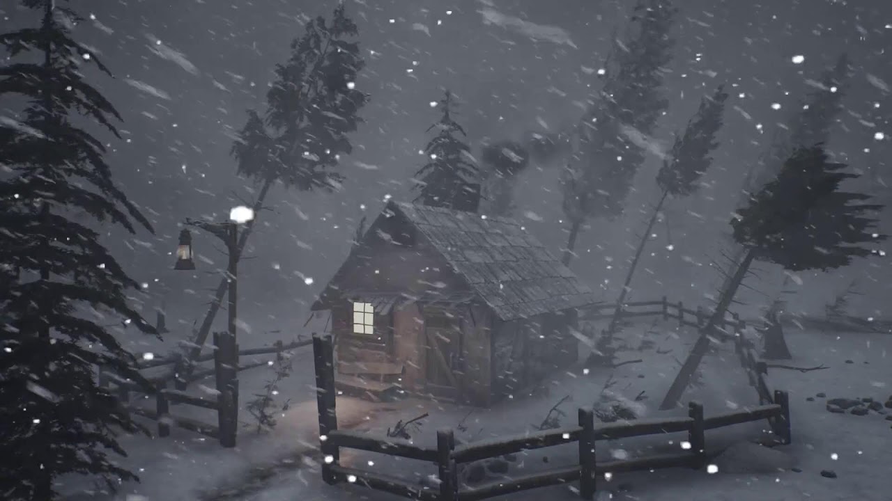APOCALYPTIC WHITEOUT: EXTREME SNOWSTORM SOUNDS & BRUTAL WINTER STORM for Sleep. Polar Ruin Nightfall