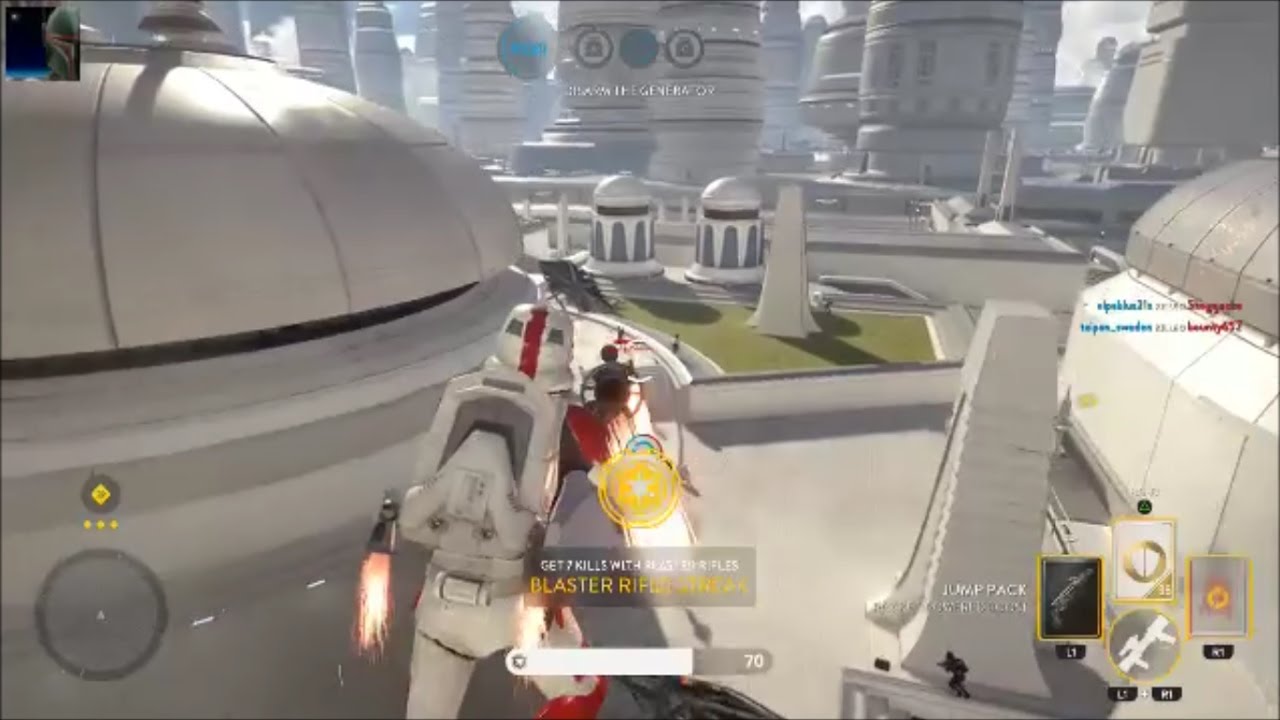Star Wars Battlefront - Bespin DLC Sabotage Gameplay PS4 60fps (No Commentary)