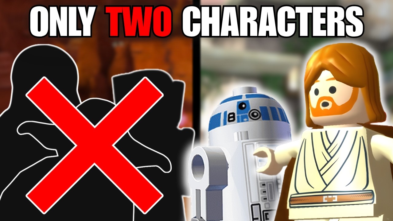 Можно ли пройти LEGO Star Wars на 100%, используя ТОЛЬКО 2 персонажей?