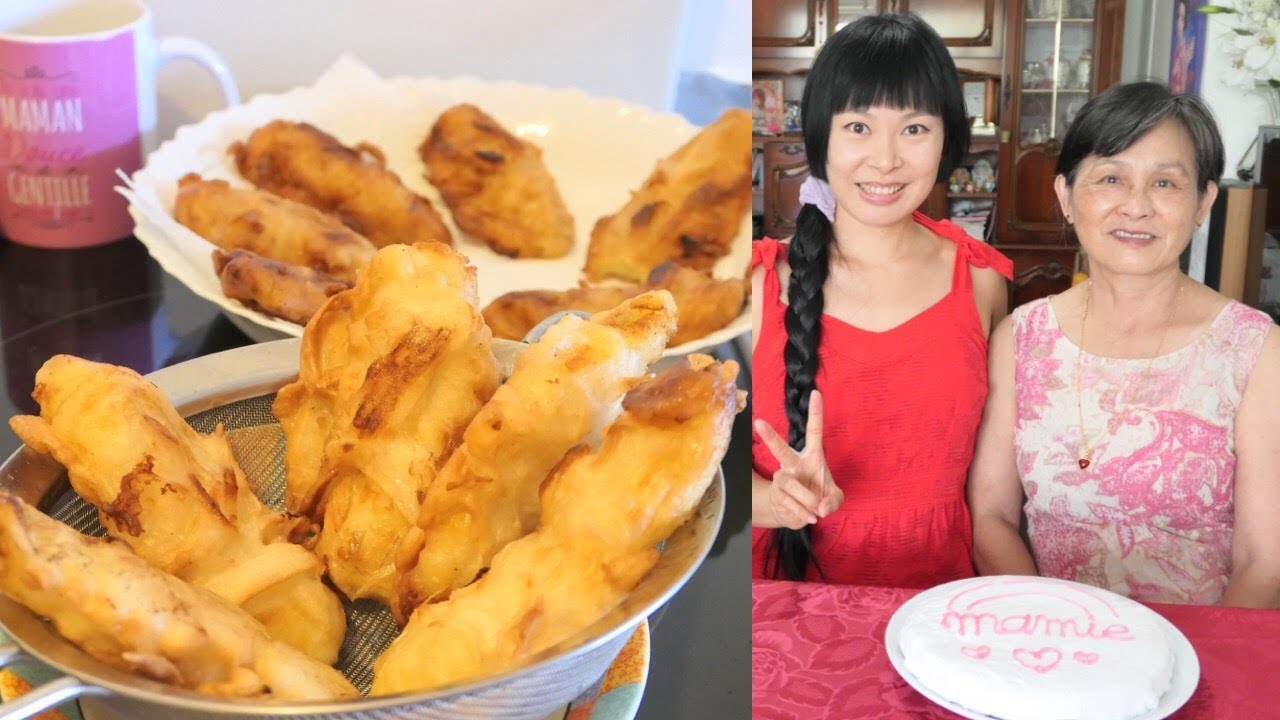 RECETTE DE MA MAMAN #25 Beignets de bananes à la laotienne, riz & coco | Dessert asiatique préféré