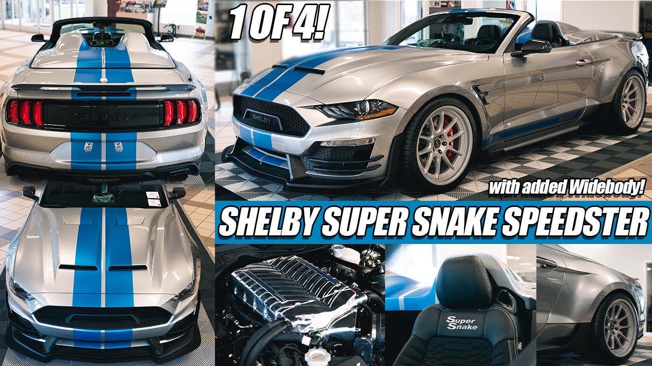 825hp Shelby Super Snake Speedster WIDEBODY Mustang in [4k]