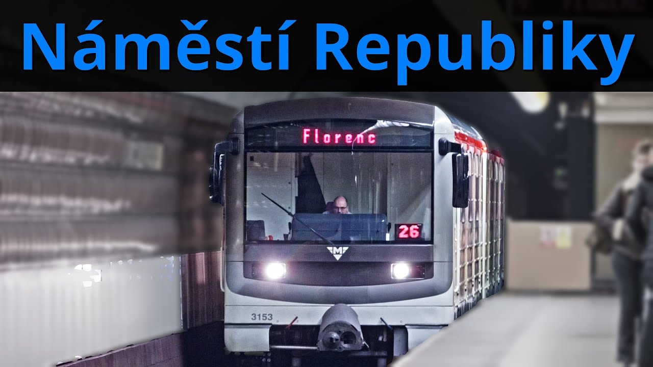 Metro B Náměstí Republiky (advent 2025) | podzim 2025