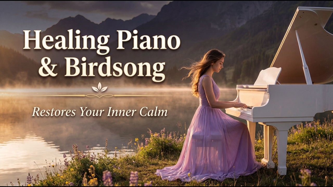 Gentle Piano & Nature Sounds -  Restores Your Inner Calm — Healing Birdsong for Rest & Recovery