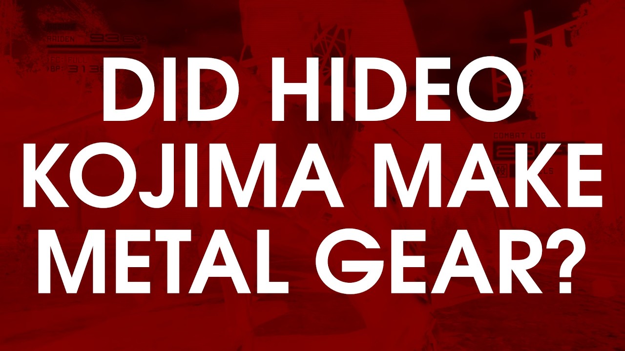DID HIDEO KOJIMA MAKE METAL GEAR?