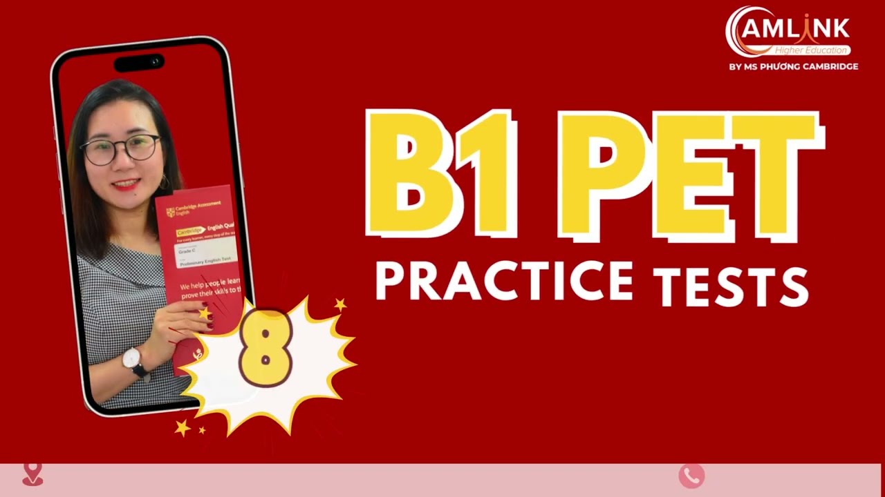 B1 PET3 | Listening Test 8 (Full)