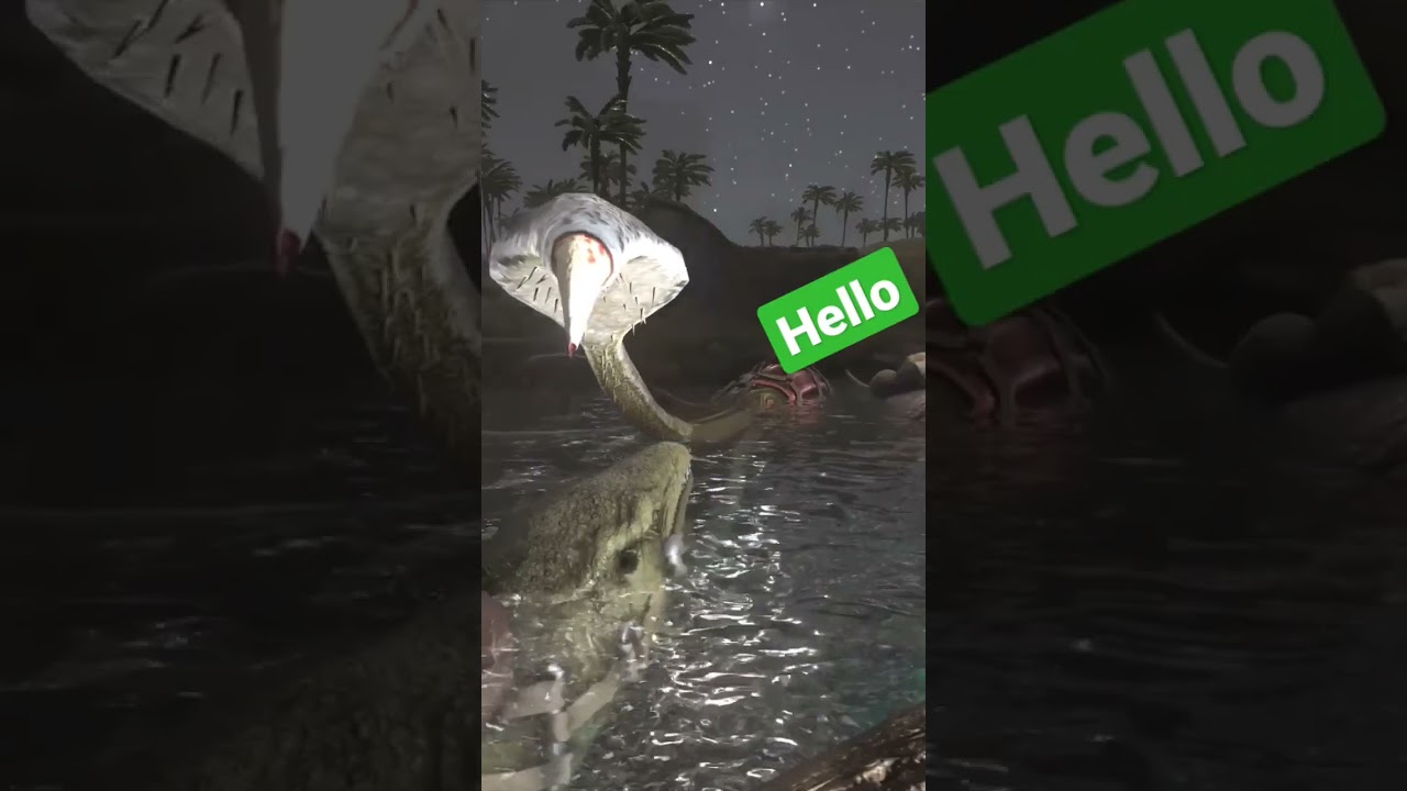 Tuso Says Hello 😂#tusoteuthis#arkragnarok #gaming #hello #seamonster #kraken #fyp