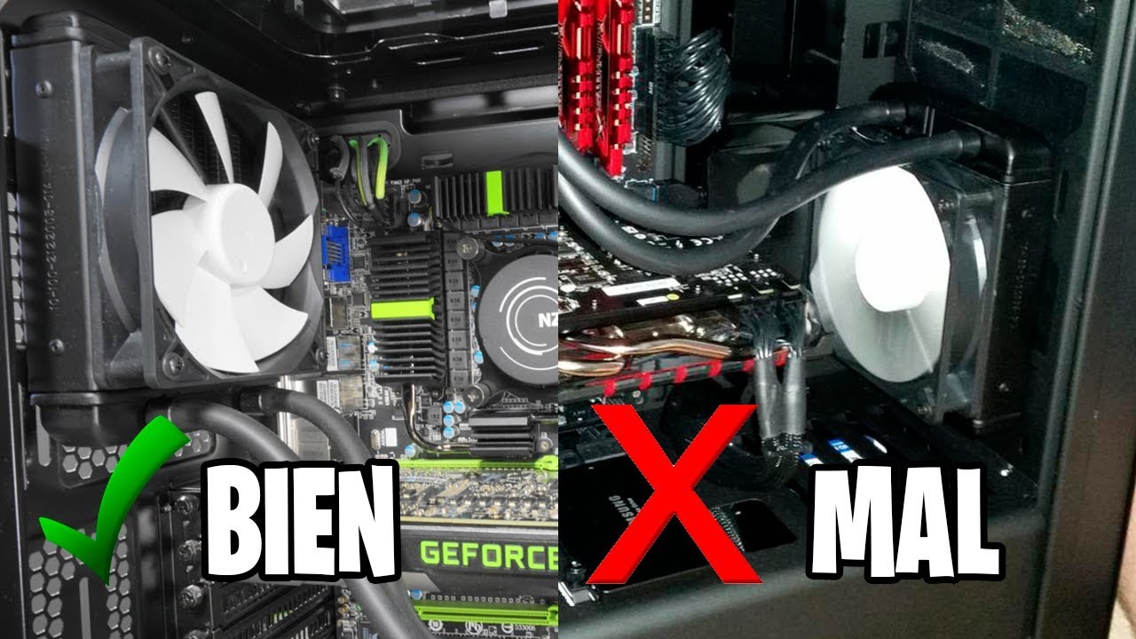 Como MONTAR CORRECTAMENTE una refrigeracion liquida AIO