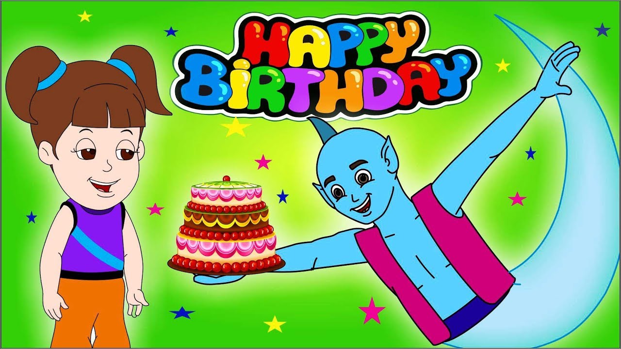 Happy Birthday with Genie | Hindi Birthday Song | Jingle Toons