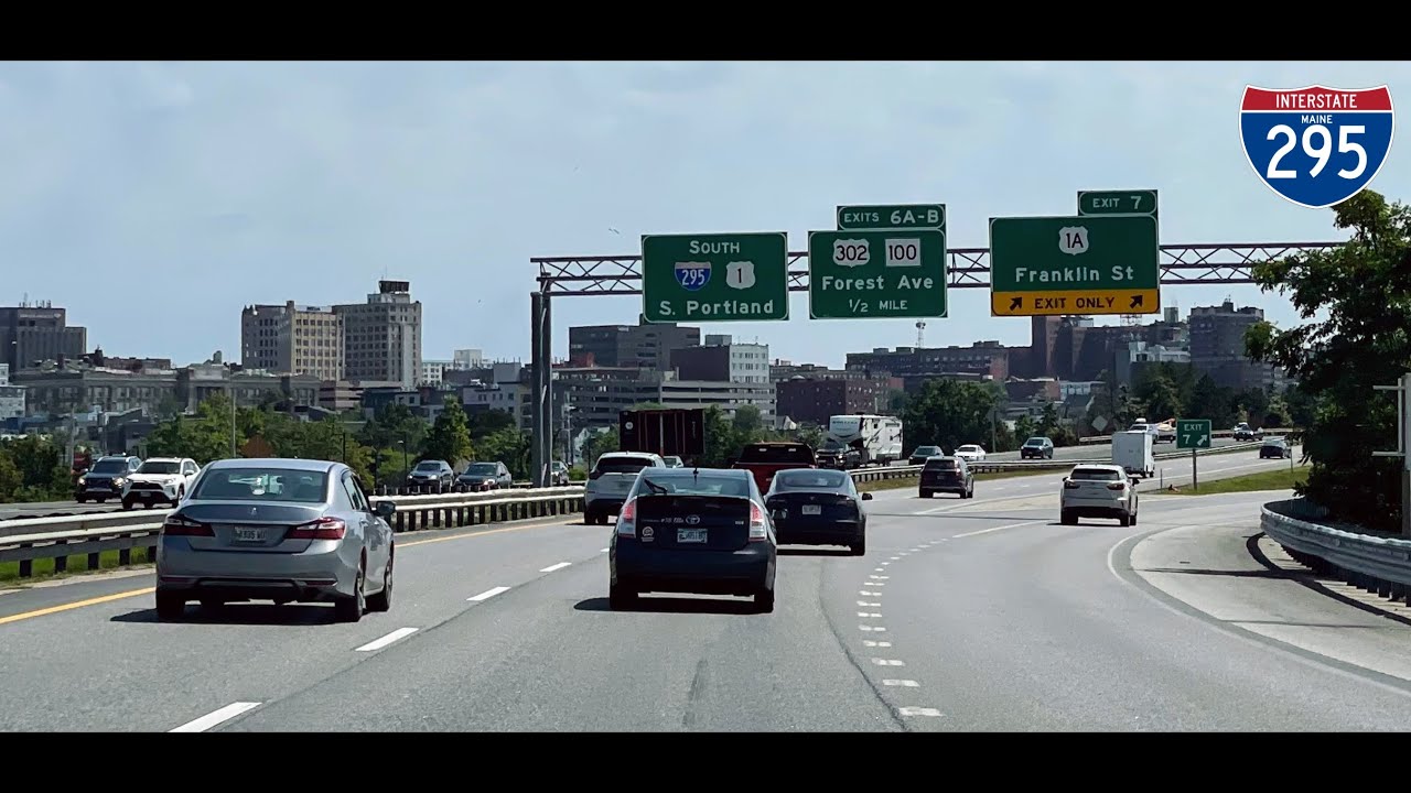 Interstate 295 into Portland, Maine - 2024/31