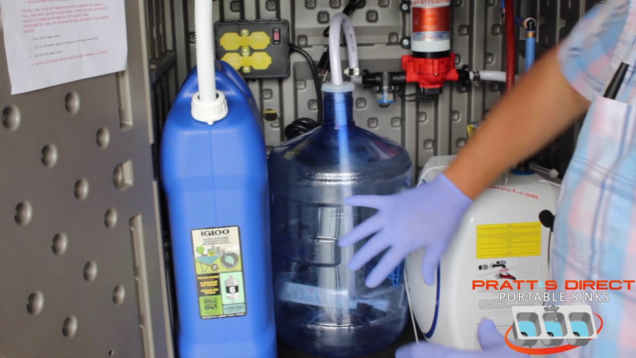 Pratts Direct Portable Sink Instructional Video