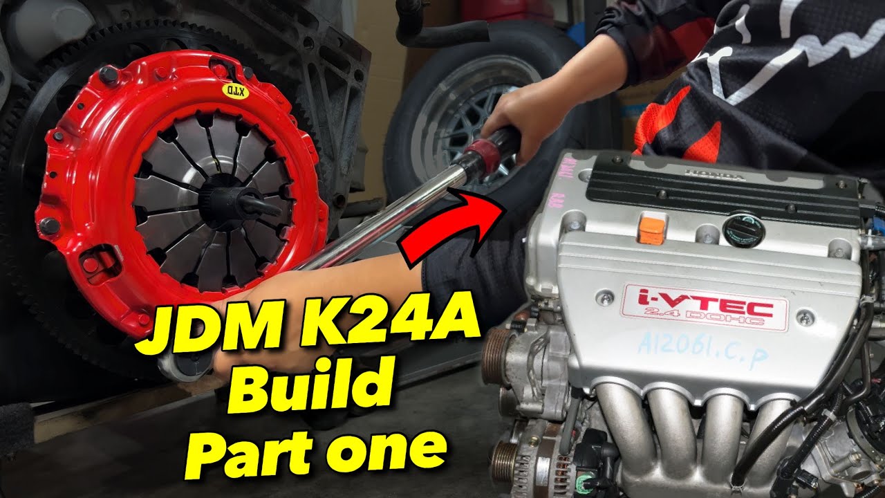 Установка сцепления K24!! Сборка Integra по K Swap от Sam's начинается ПРЯМО СЕЙЧАС!