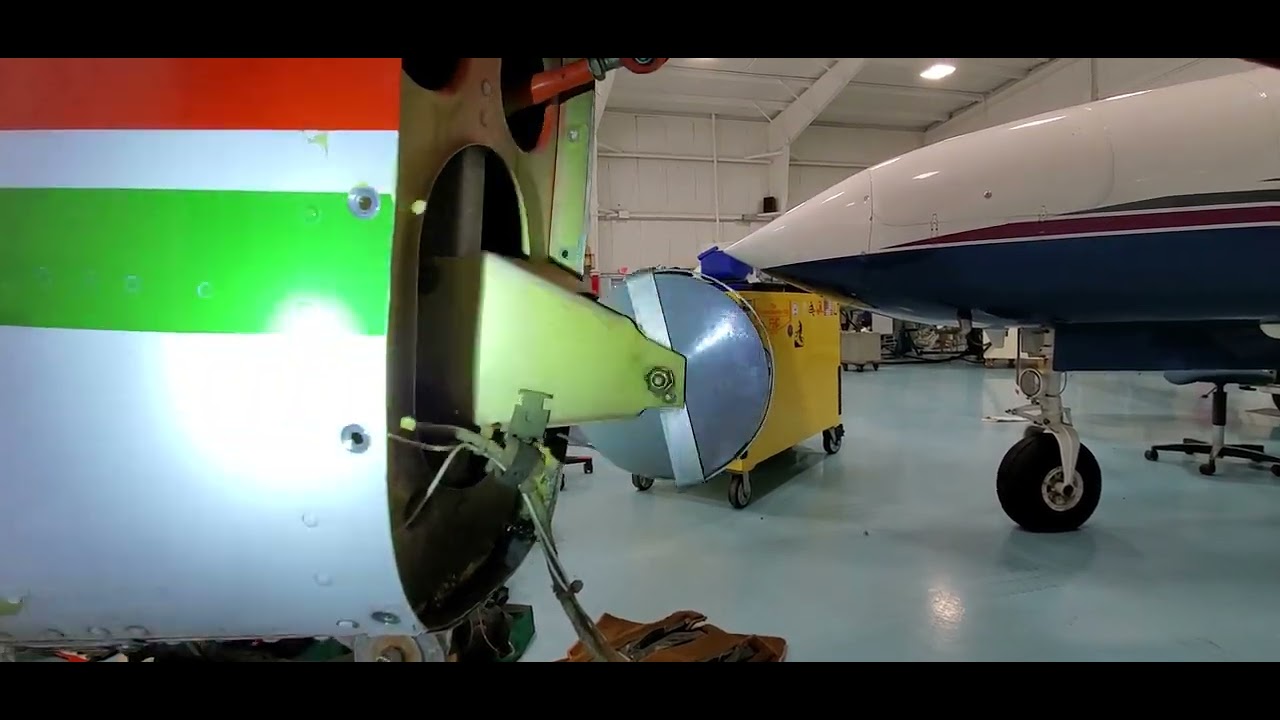 the AOG mechanic- beechcraft V tail bonanza flight control internals