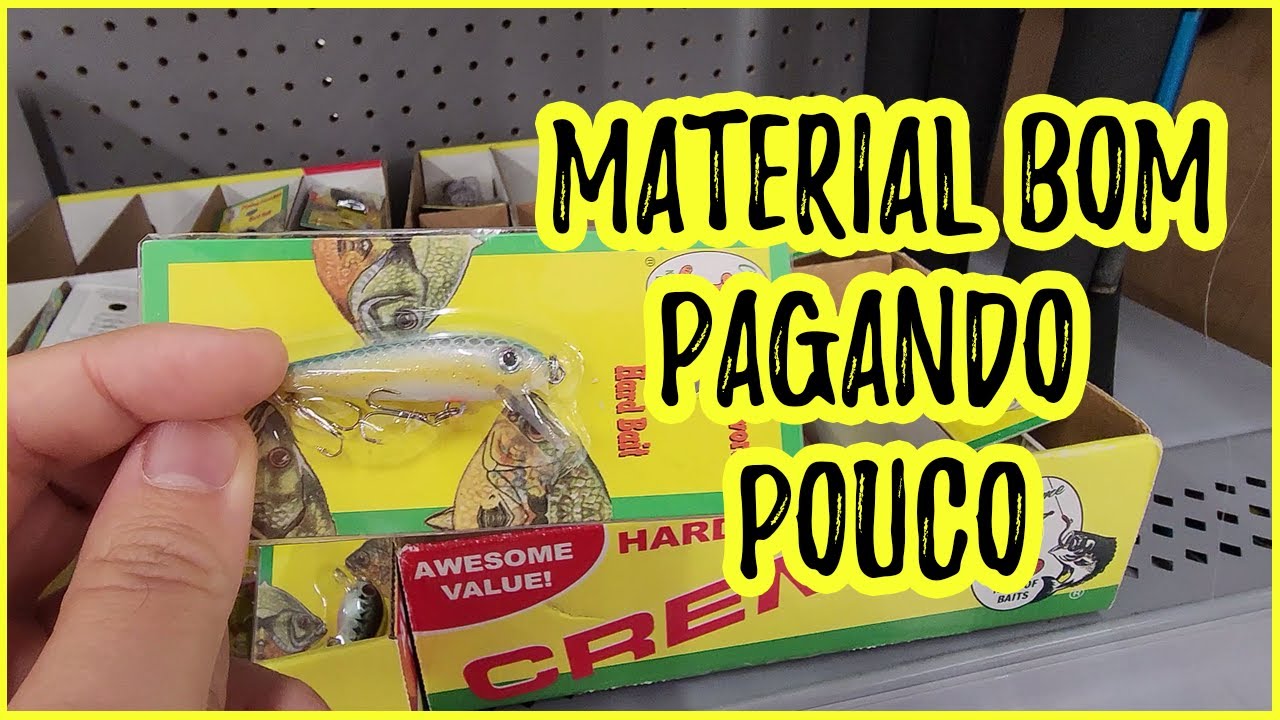 PECHINCHA INCRÍVEL! Veja Os Materiais de Pesca Que Encontrei No Walmart Dos EUA!