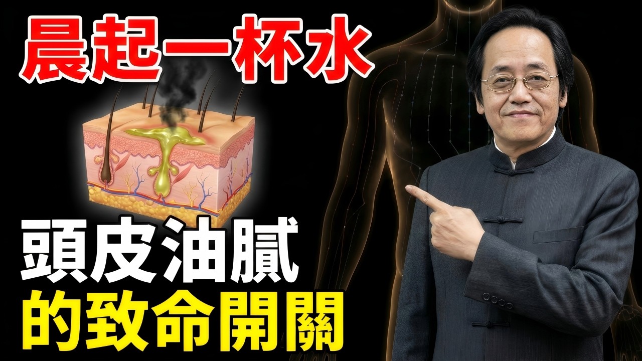 【倪師警示】每天早上這個「好習慣」正在洗劫你的陽氣！揭秘頭皮油膩的物理學真相：再不關掉這個「內臟濕熱開關」，用再貴的洗髮精也是自毀！#中醫 #倪海廈 #養生 #經方 #掉髮 #脂溢性皮膚炎 #濕氣