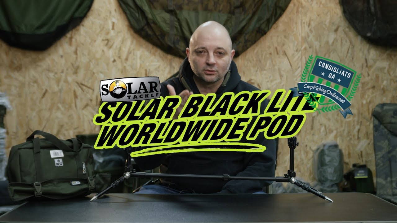 Solar Black Lite WorldWide Pod | Consigliato da Carpfishingonline 150