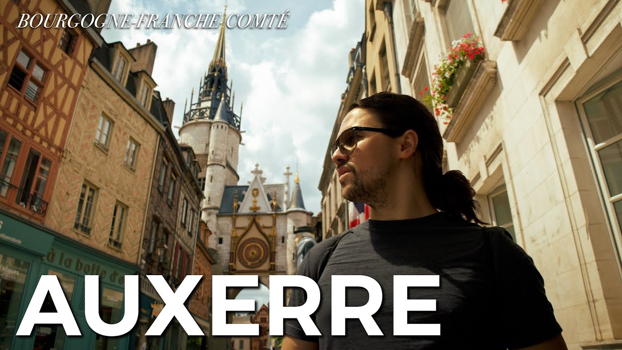 AUXERRE: One of the most beautiful cities in France! Ancient Frescoes and Medieval Architecture