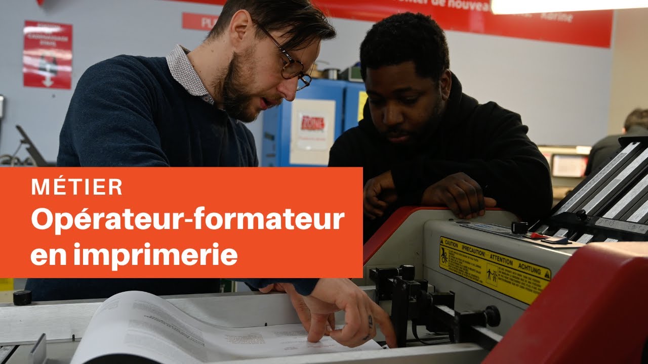 Découvrez le métier d’opérateur-formateur en imprimerie
