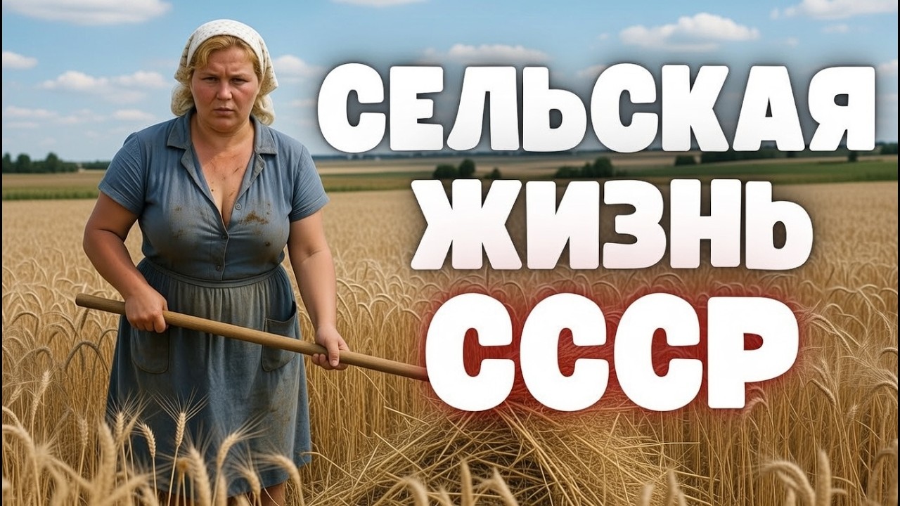 Жизнь в деревне СССР: сила, быт и труд, кормящие страну