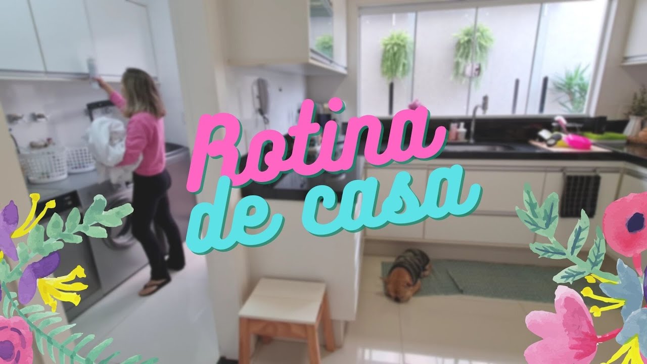 Rotina de casa: faxina do quintal + limpeza rápida nos banheiros + jantarzinho especial