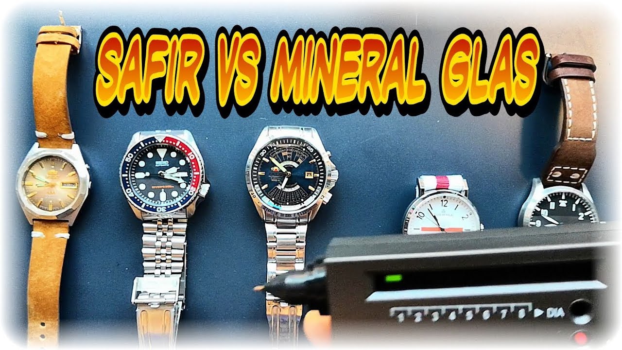 Safir VS Mineralglas