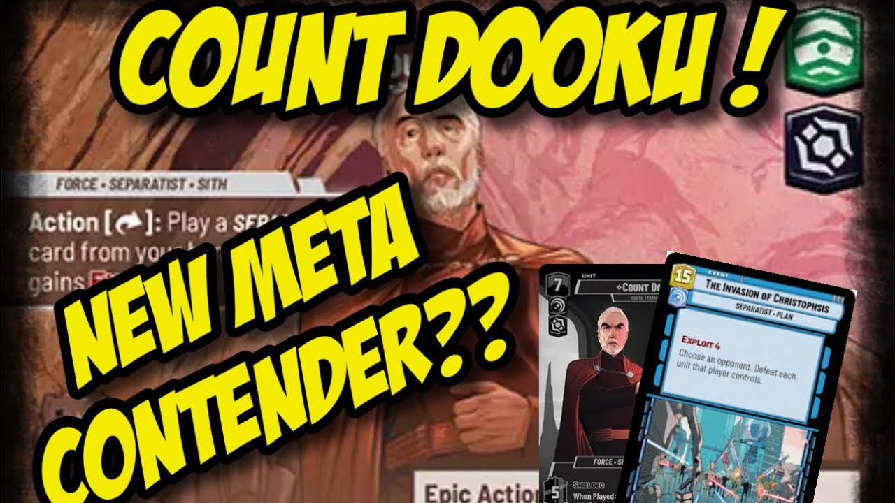 Count Dooku - New Meta Contender! | Star Wars Unlimited