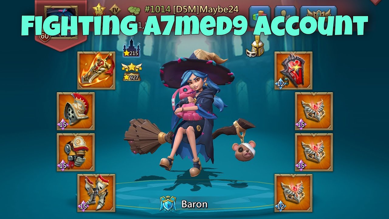 Lords Mobile - Fighting ex A7med9 account. One of the strongest accounts in game