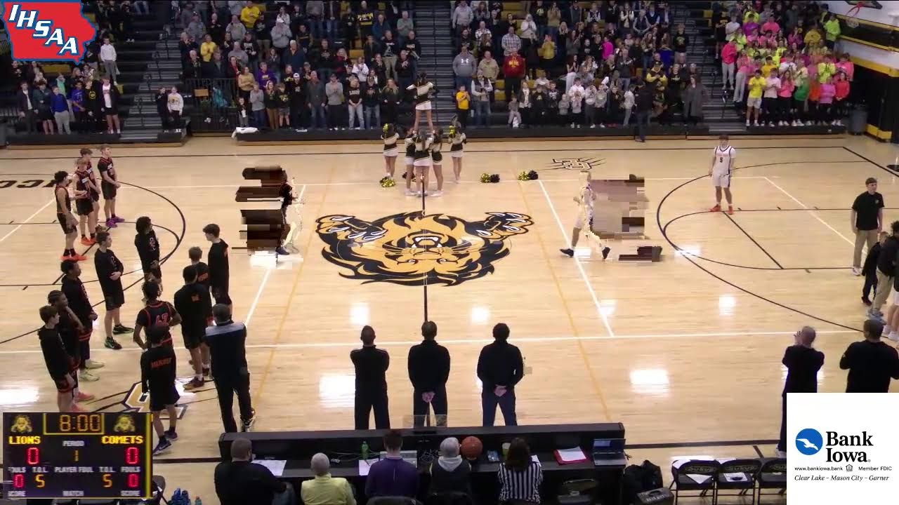 Clear Lake boys  basketball --- 3A substate quarterfinal vs. Charles City from KRIB Sports ---Feb 23