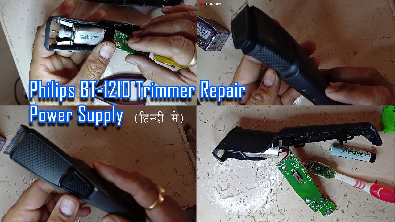 How To Repair Philips BT1210 Trimmer And Disassembly ?| 