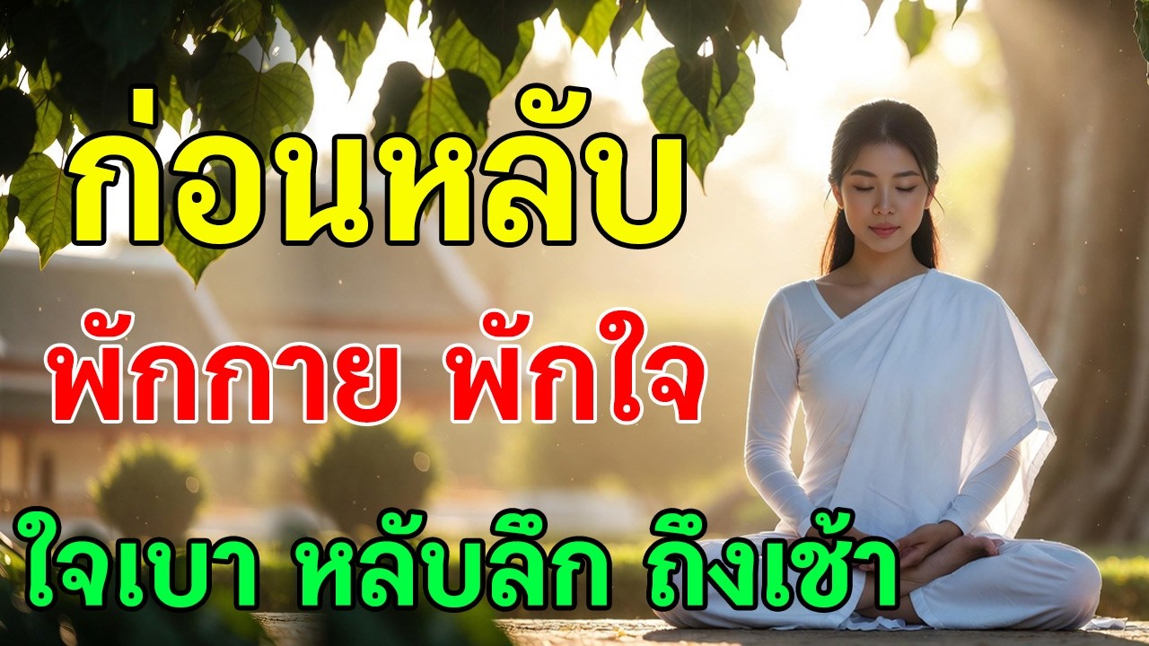 ☸ คืนนี้ ฟังยาวๆ ก่อนหลับ พักกายพักใจ ใจเบาหลับลึกถึงเช้า