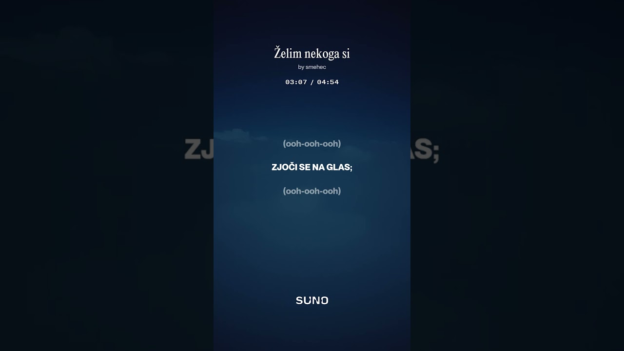 ŽELIM NEKOGA SI