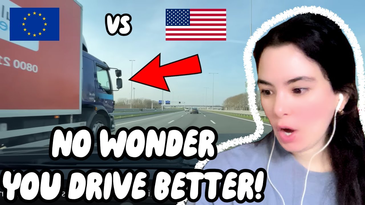 American Girl Reacts to WHY Driving in Europe is BETTER than America