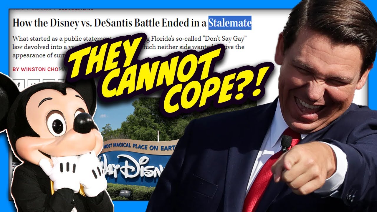 DeSantis BEAT Disney and Media CANNOT Cope!