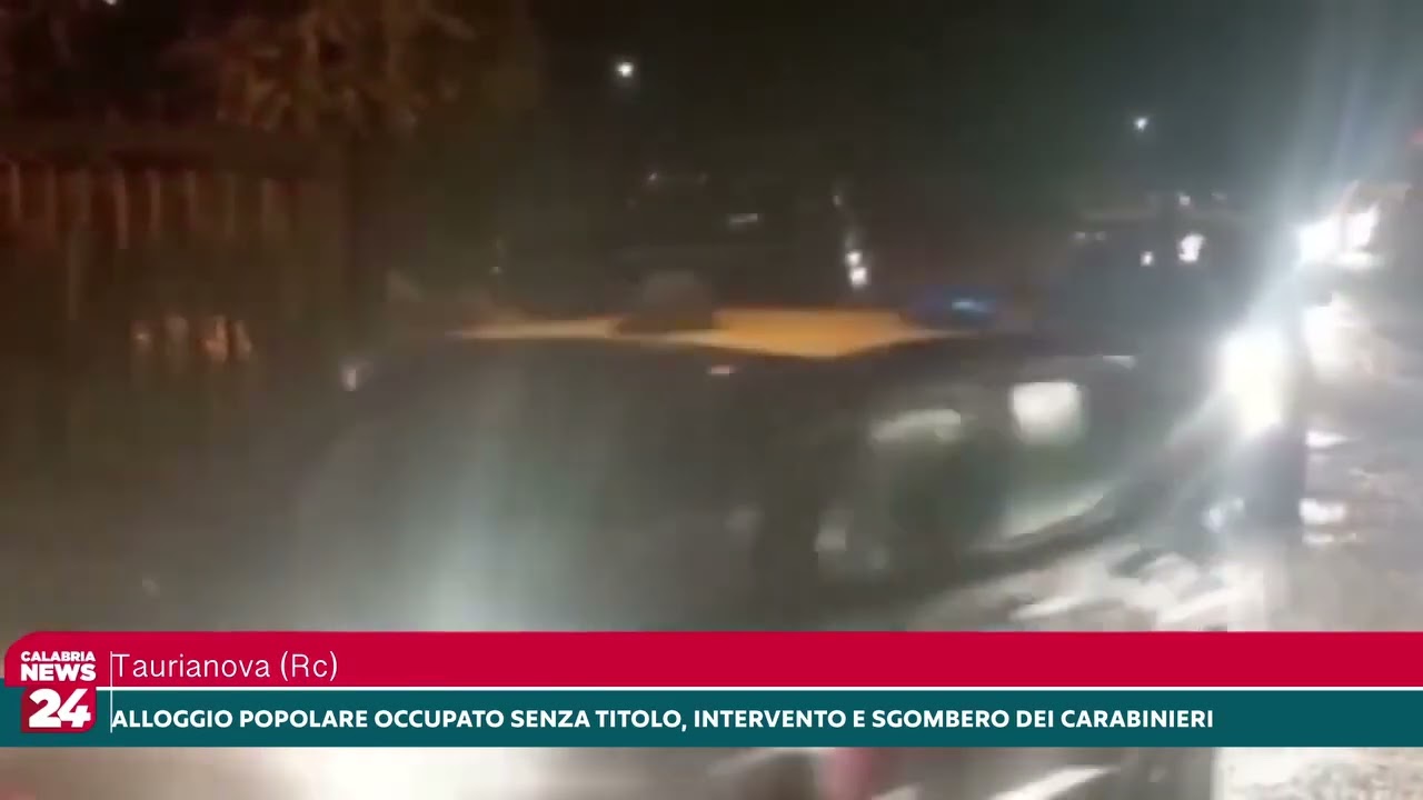 A Taurianova operazioni di controllo occupazione abusiva di immobili di proprietà pubblica
