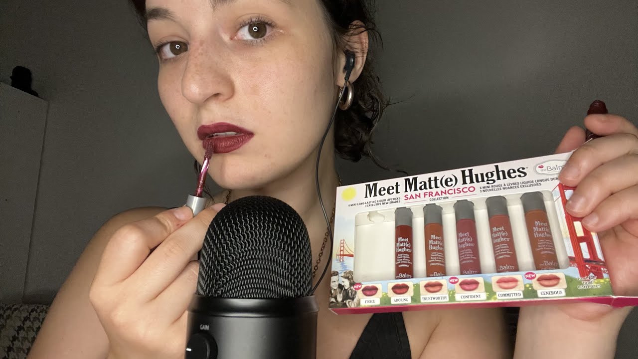 Türkçe ASMR | Değişik Rujlar Deniyoruz 💄 | Soft Ağız Sesleri