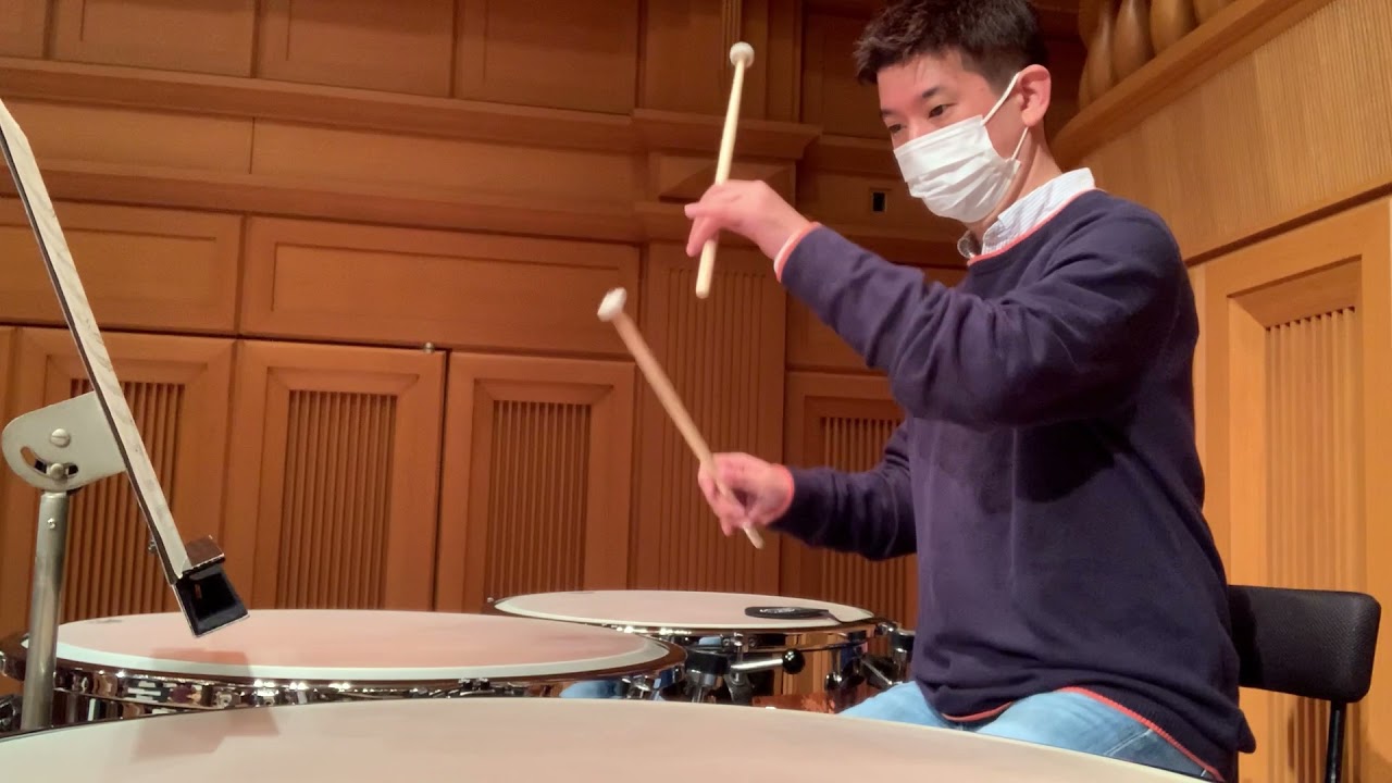 Beethoven Symphony No.7, 1st Mov, Rehearsal, Timpani