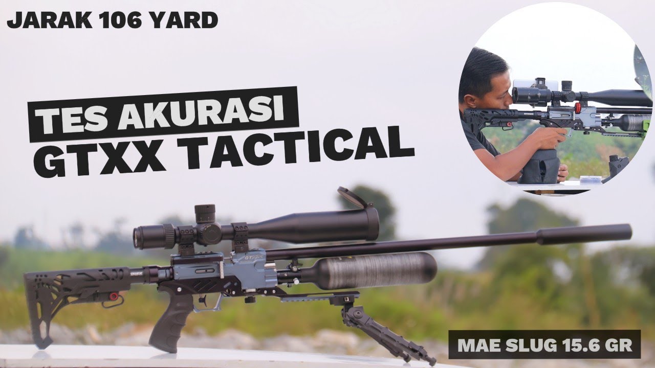 GTXX TACTICAL with LARAS LW POLYGON GERMANY | MAE SLUG 15.6gr LUAR BIASA AKURASINYA