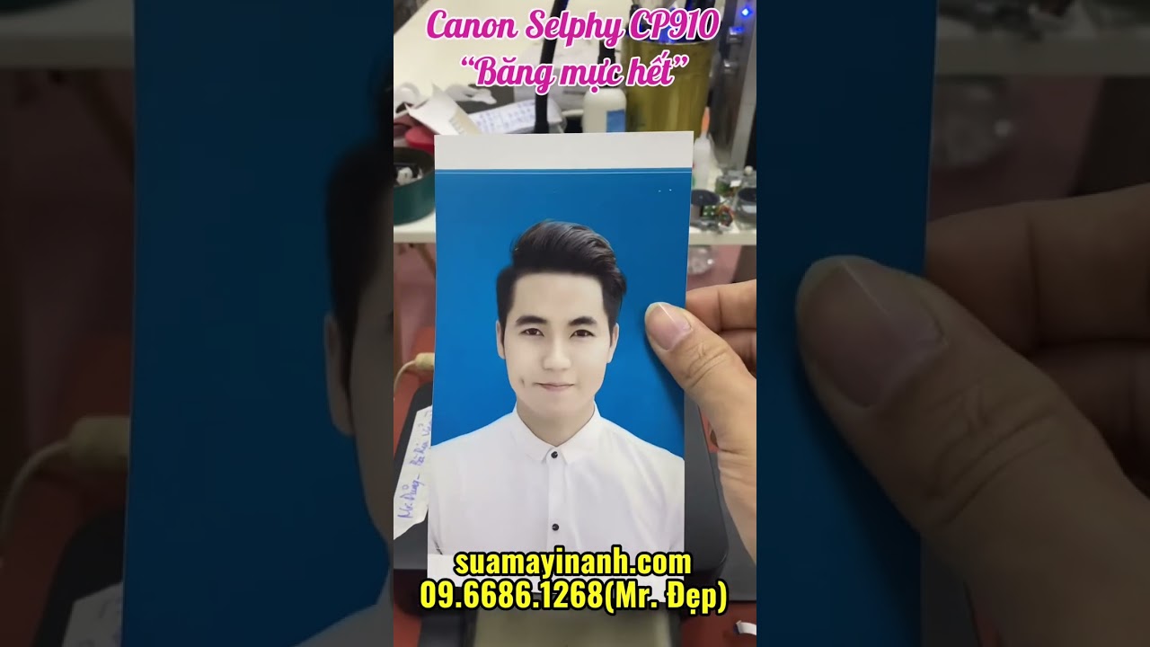 Canon Selphy CP910 báo lỗi “Băng mực hết” |suamayinanh.com