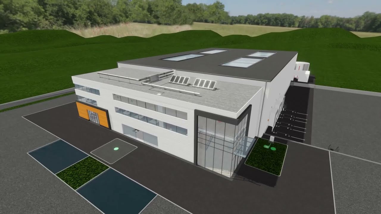 Teaser Bâtiment tertiaire virtuelle Axelair - Groupe Thermador