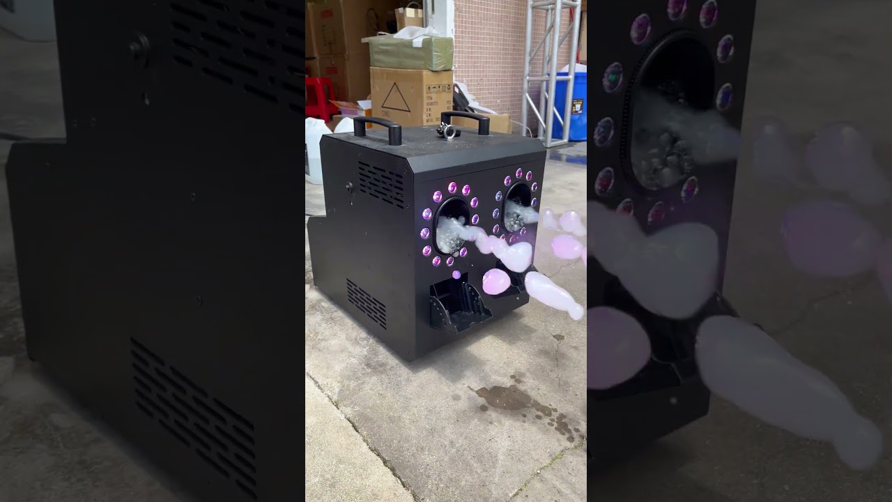 Ultimate 3in1 LED Bubble Fog Machine &ndash; Dual Output & RGB Party Power!