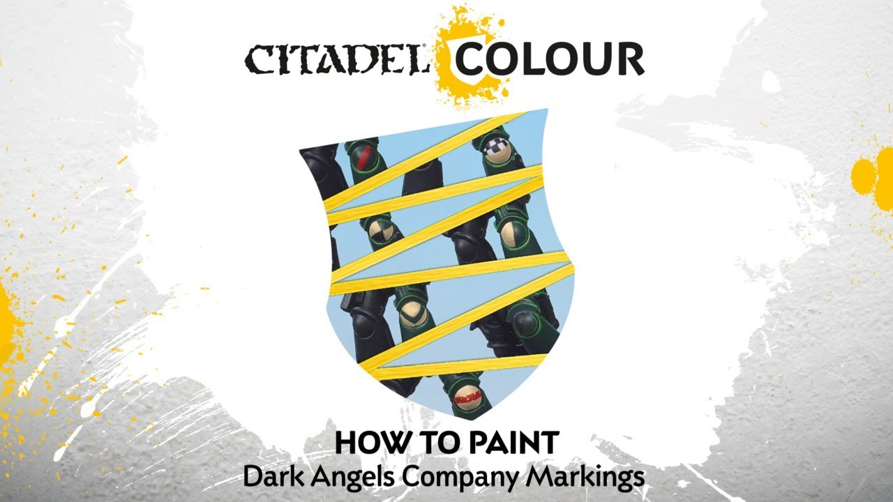 How to Paint: Dark Angels Company Markings