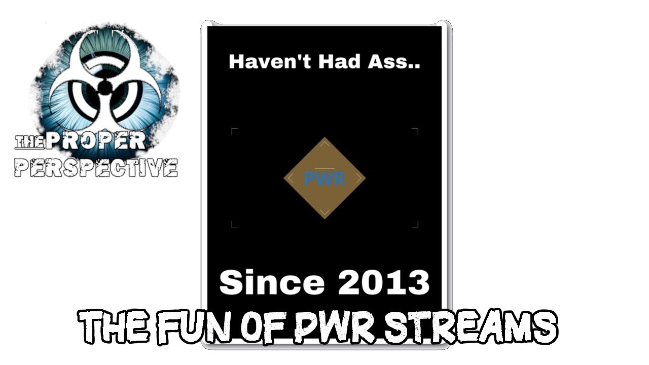 The Proper Perspective: The Fun of PWR Streams